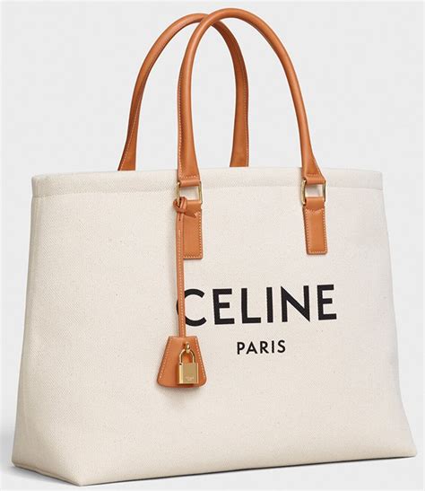 celine 21 ss|Celine canvas logo.